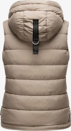 Marikoo Vestes Sans Manches Gilet Taisaa Femme Taupe 11 Marikoo Vestes Sans Manches Gilet Taisaa Femme Taupe -Marikoo 7069213def1b746b408ba5236669748c