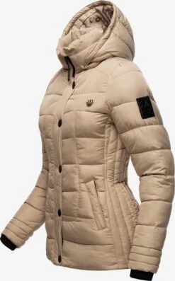 Marikoo Vestes Dhiver Veste D’hiver Qesra Femme Noisette -Marikoo 7084ad45e114df7af9574f3a8b8fa49b