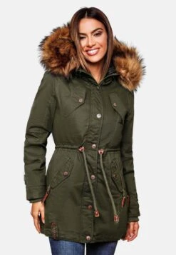 Marikoo Parkas Parka D’hiver Femme Kaki 16 Marikoo Parkas Parka D’hiver Femme Kaki -Marikoo 70a29879aff7279818685aaf464332a9