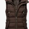 Marikoo Vestes Sans Manches Gilet Taisaa Femme Brun Foncé 2 Marikoo Vestes Sans Manches Gilet Taisaa Femme Brun Foncé -Marikoo 70ee73661943988d277310bde3f8e33f