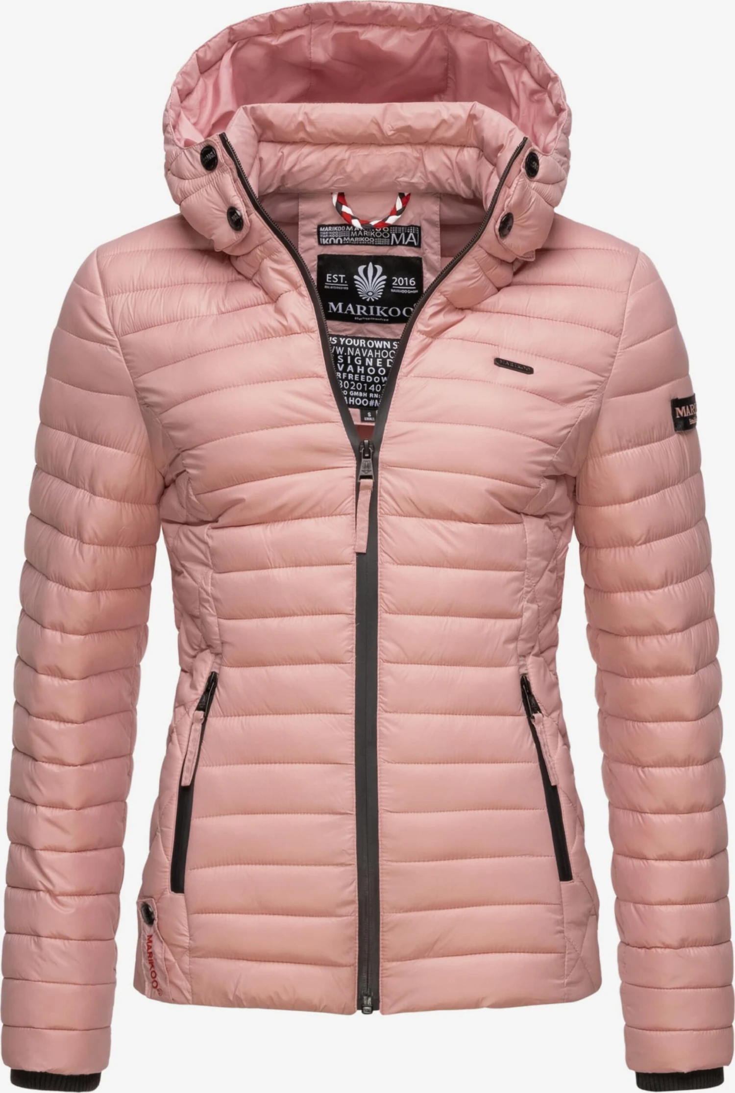 Marikoo Vestes De Mi-saison Veste Mi-saison Femme Rose 3 Marikoo Vestes De Mi-saison Veste Mi-saison Femme Rose