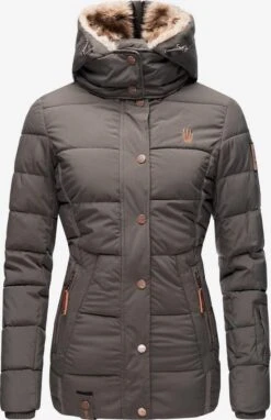 Marikoo Vestes Matelassées Veste D’hiver Nekoo Femme Taupe 11 Marikoo Vestes Matelassées Veste D’hiver Nekoo Femme Taupe -Marikoo 74984f35fcc0f260411f23c8d2b0412c