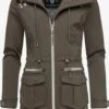 Marikoo Vestes Dextérieur Veste Fonctionnelle Ulissaa Femme Gris / Taupe -Marikoo 75215627d9a13a1c8f4fa1cacb3996e7