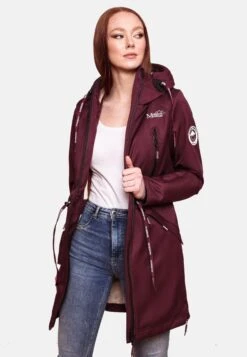 Marikoo Parkas Parka Mi-saison Femme Bordeaux -Marikoo 758a9e596705ea72cac45cd05e7d0686