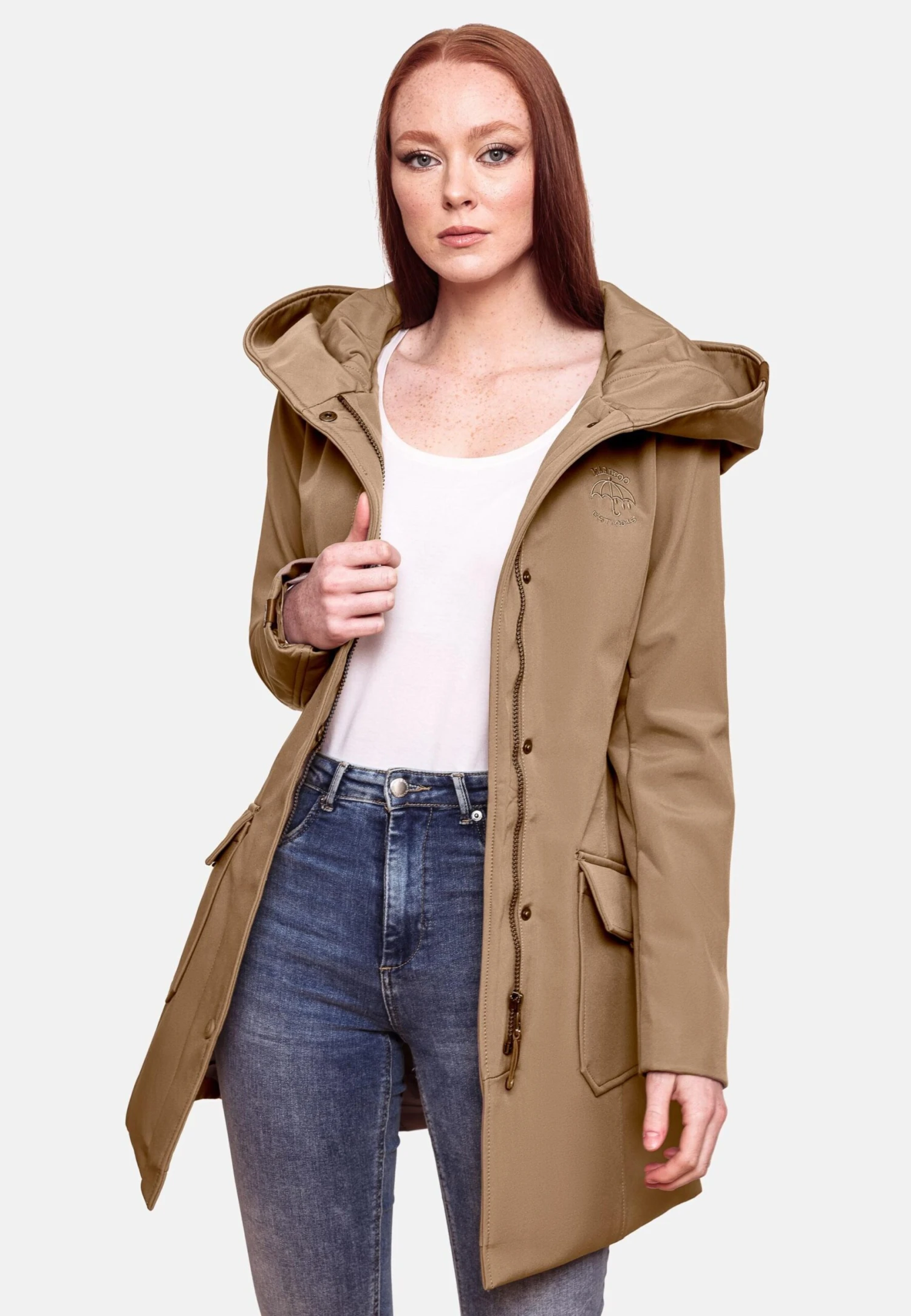 Marikoo Manteaux De Pluie Manteau Fonctionnel Mayleen Femme Noisette 9 Marikoo Manteaux De Pluie Manteau Fonctionnel Mayleen Femme Noisette – Image 7