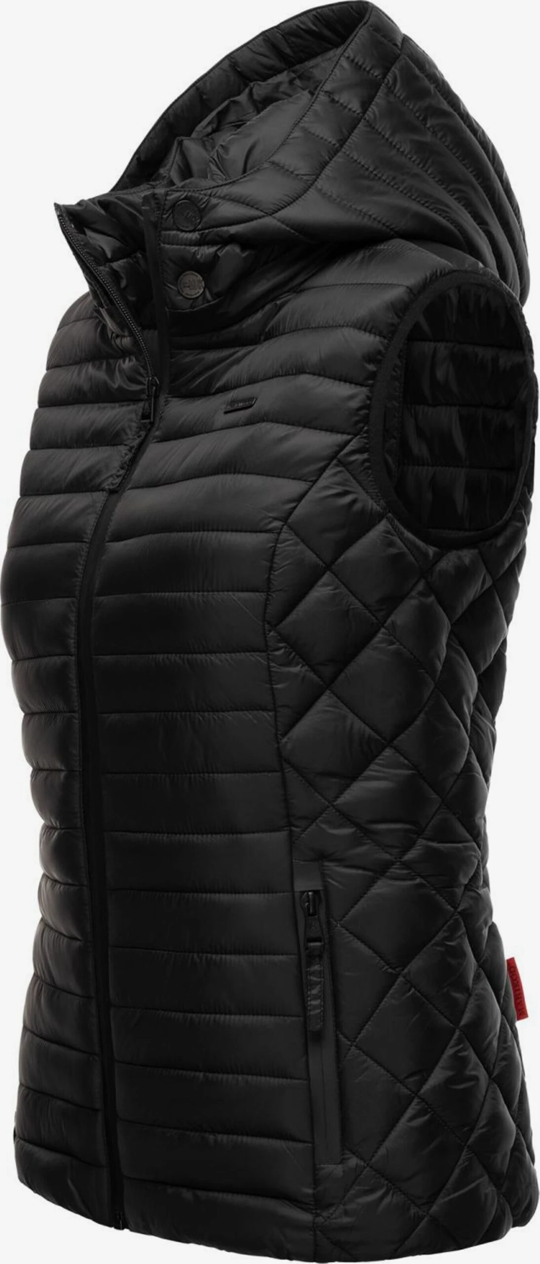 Marikoo Vestes Sans Manches Gilet Hasenpfote Femme Noir 5 Marikoo Vestes Sans Manches Gilet Hasenpfote Femme Noir – Image 3