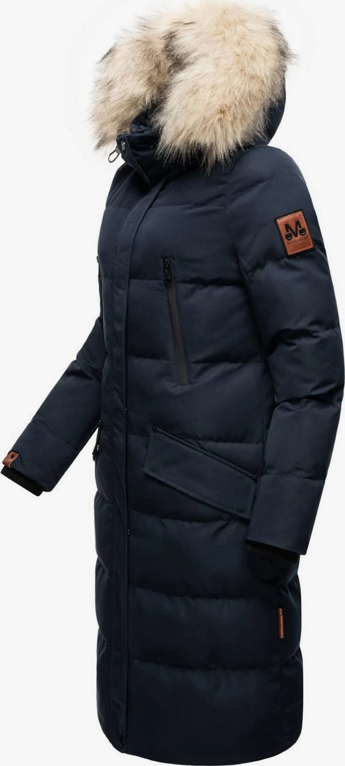 Marikoo Manteaux Dhiver Manteau D’hiver Schneesternchen Femme Bleu Marine 4 Marikoo Manteaux Dhiver Manteau D’hiver Schneesternchen Femme Bleu Marine – Image 2