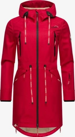 Marikoo Parkas Parka Mi-saison Femme Canneberge