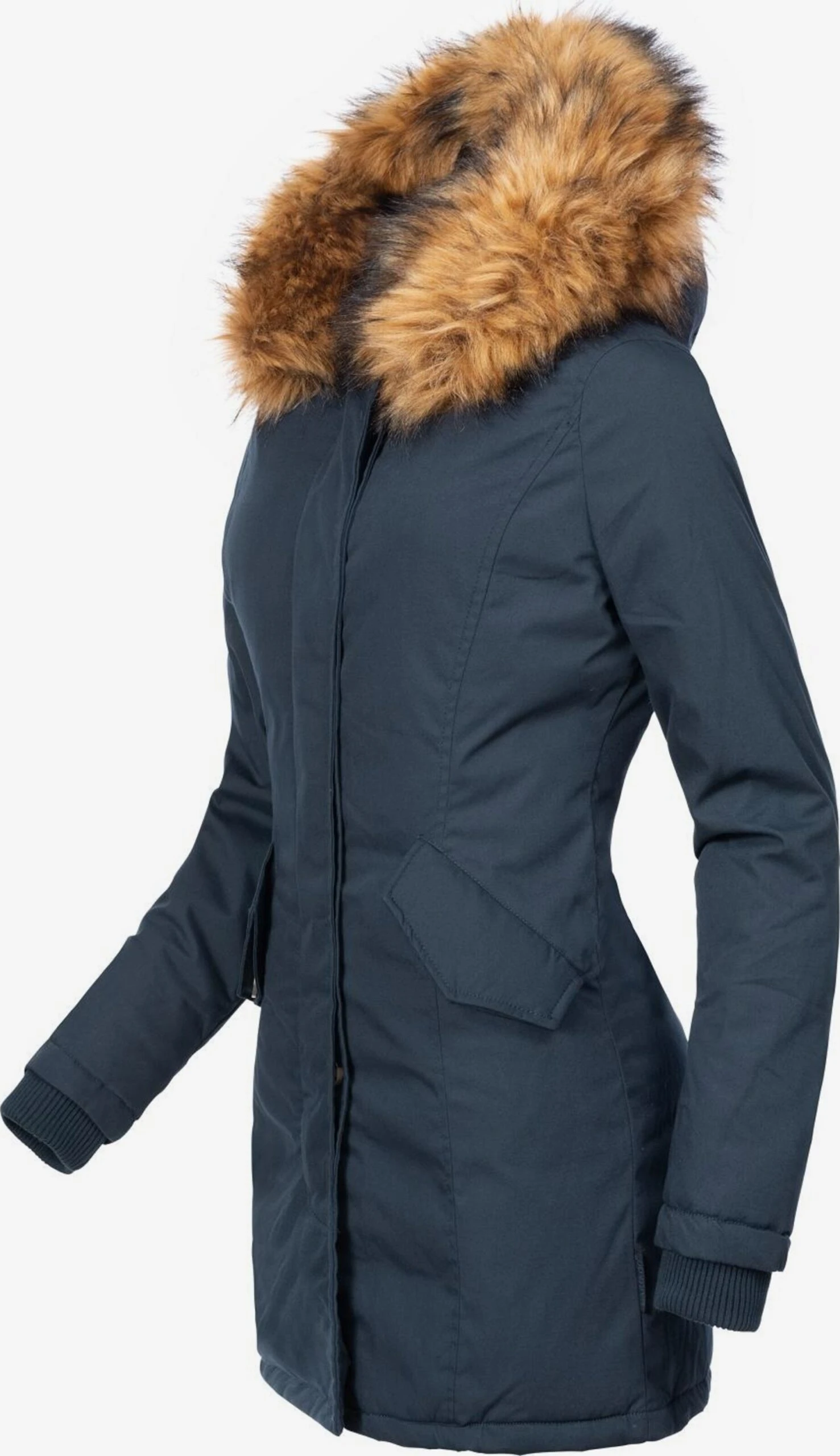Marikoo Parkas Parka D’hiver Karmaa Femme Bleu Foncé 4 Marikoo Parkas Parka D’hiver Karmaa Femme Bleu Foncé – Image 2