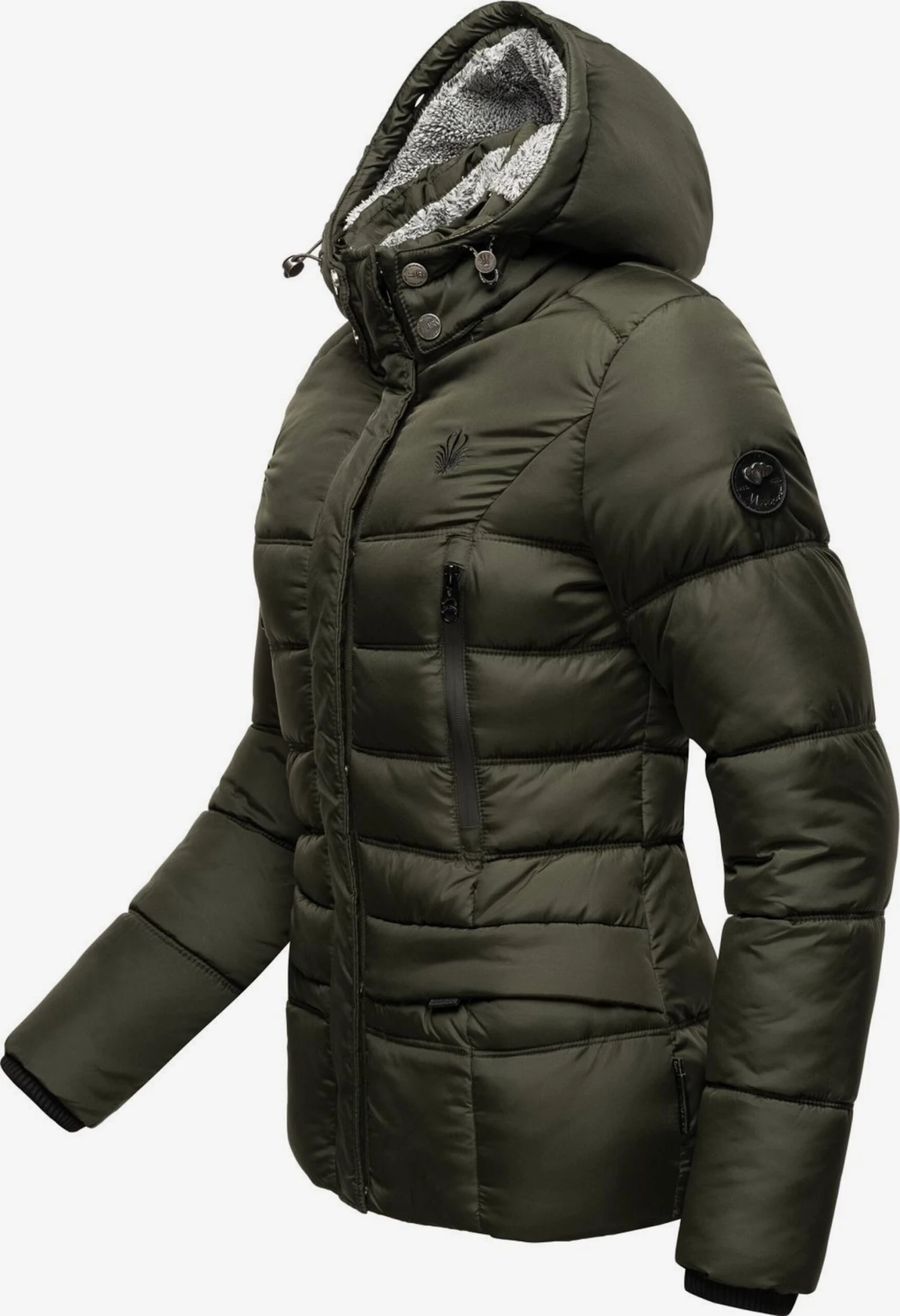 Marikoo Vestes Dhiver Veste D’hiver Loveleen Femme Olive 6 Marikoo Vestes Dhiver Veste D’hiver Loveleen Femme Olive – Image 4