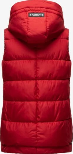 Marikoo Vestes Sans Manches Gilet Zarinaa Femme Rouge -Marikoo 7c91afac24982675ecdabf989105998b