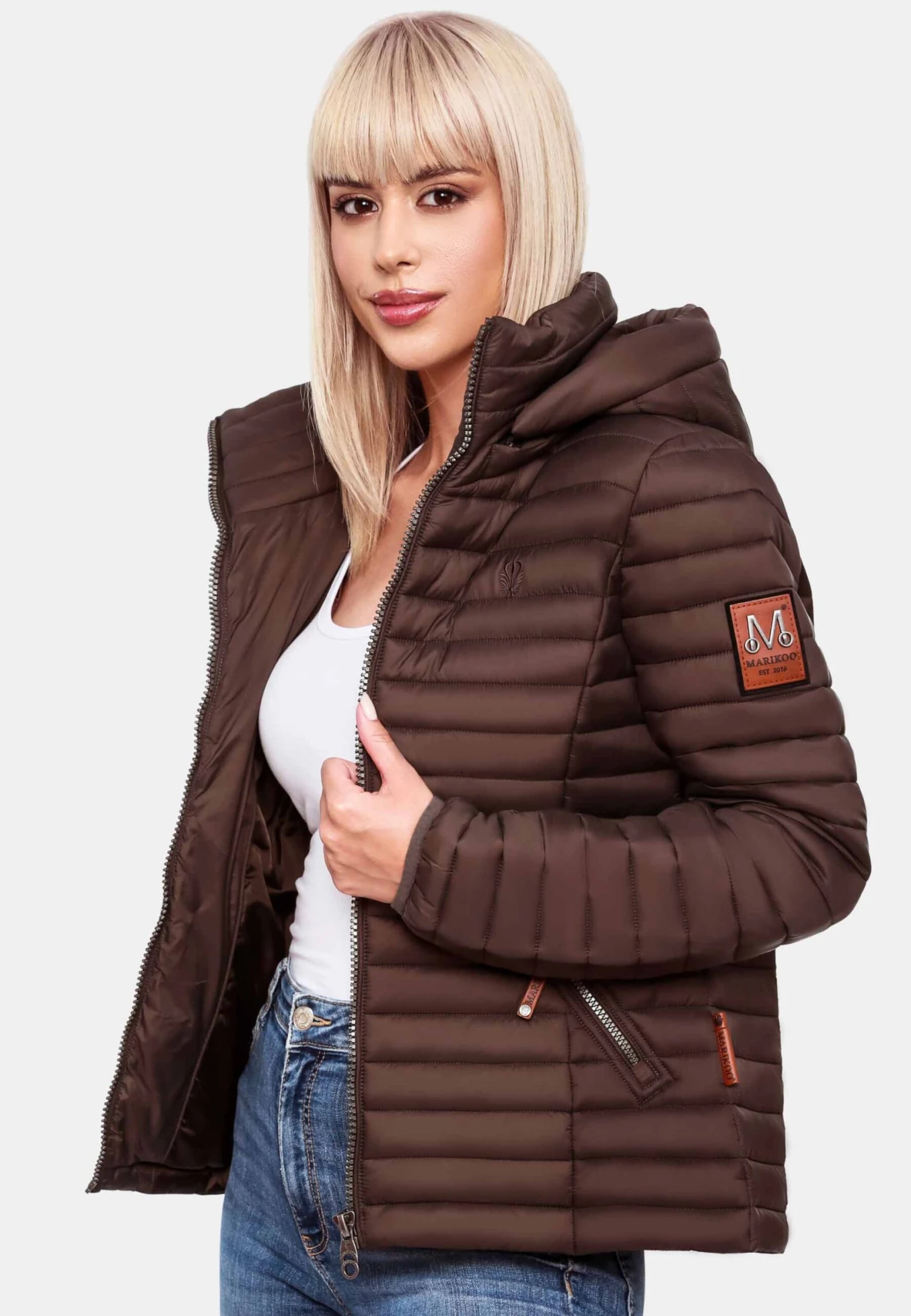 Marikoo Vestes De Mi-saison Veste Mi-saison Löwenbaby Femme Chocolat 10 Marikoo Vestes De Mi-saison Veste Mi-saison Löwenbaby Femme Chocolat – Image 8