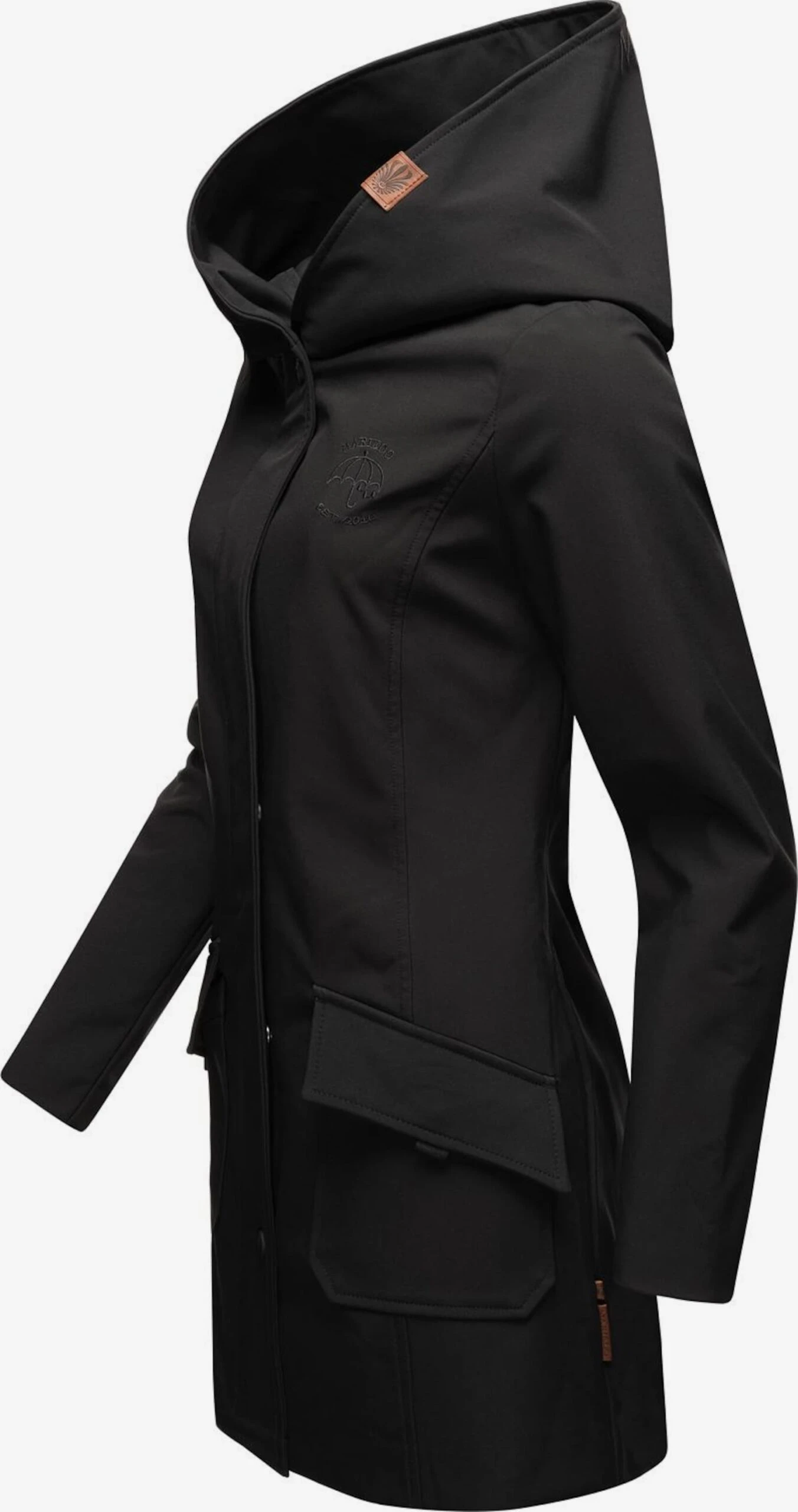 Marikoo Manteaux De Pluie Manteau Fonctionnel Mayleen Femme Noir 5 Marikoo Manteaux De Pluie Manteau Fonctionnel Mayleen Femme Noir – Image 3