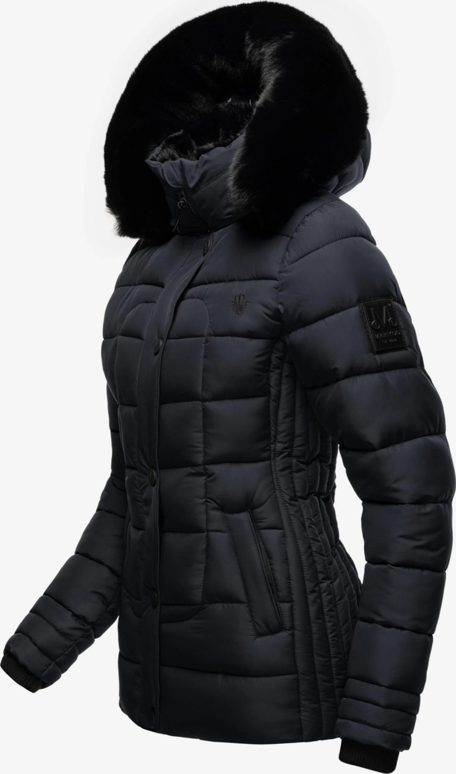 Marikoo Vestes Dhiver Veste D’hiver Qesra Femme Bleu Nuit 4 Marikoo Vestes Dhiver Veste D’hiver Qesra Femme Bleu Nuit – Image 2