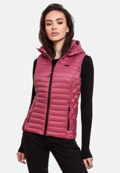 Marikoo Vestes Sans Manches Gilet Hasenpfote Femme Pitaya -Marikoo 7fc61b48e6f0d177e6e0859092c9209e