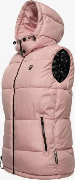Marikoo Vestes Sans Manches Gilet Eisflöckchen Femme Rose