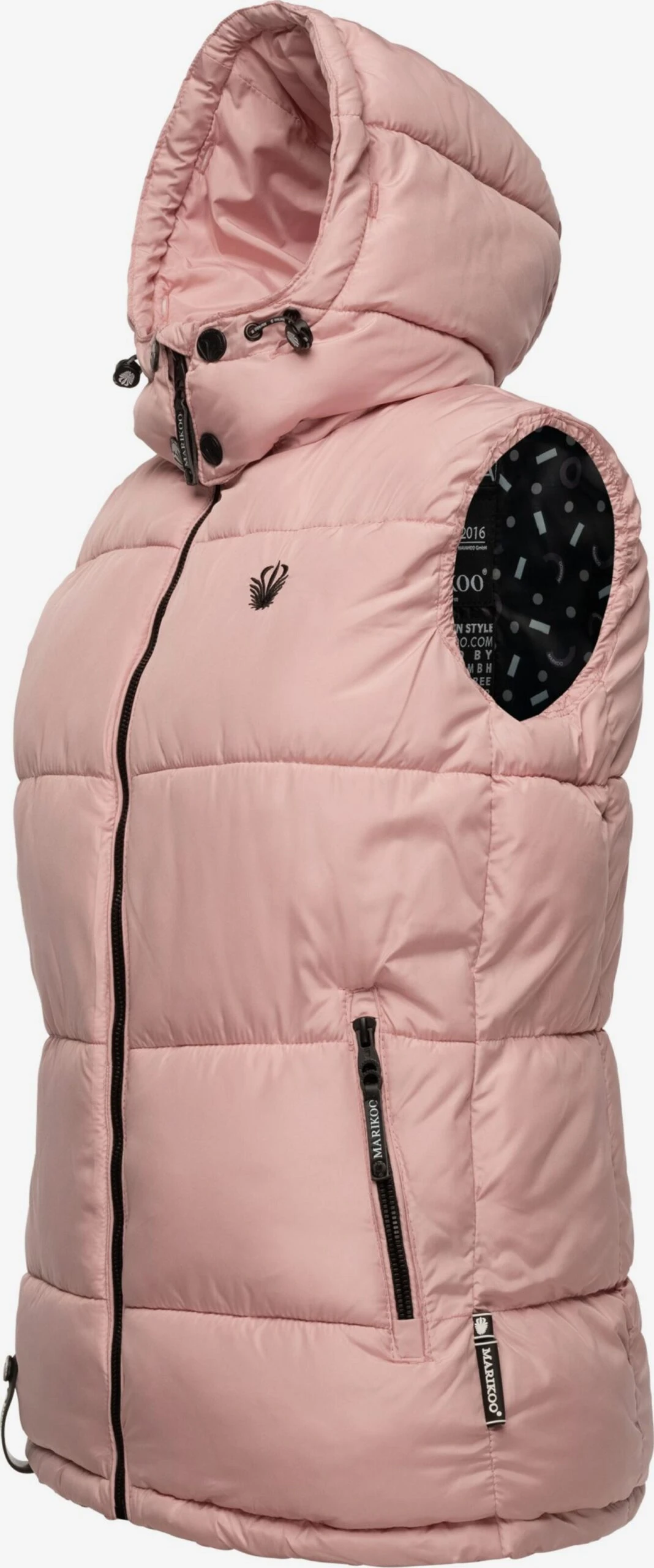 Marikoo Vestes Sans Manches Gilet Eisflöckchen Femme Rose 3 Marikoo Vestes Sans Manches Gilet Eisflöckchen Femme Rose