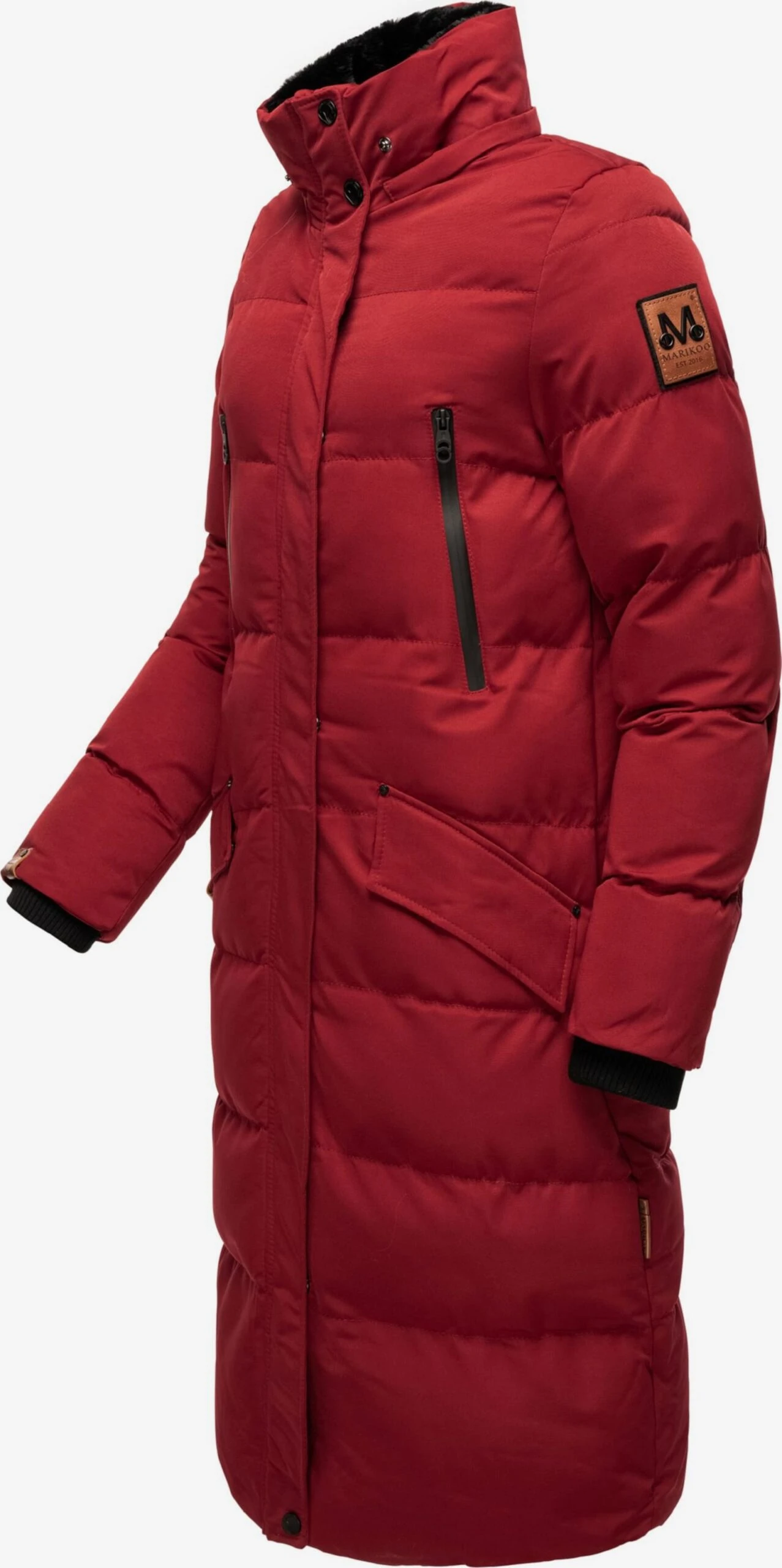 Marikoo Manteaux Dhiver Manteau D’hiver Schneesternchen Femme Rouge Sang 7 Marikoo Manteaux Dhiver Manteau D’hiver Schneesternchen Femme Rouge Sang – Image 5