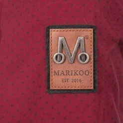 Marikoo Parkas Parka Mi-saison Nyokoo Femme Rouge Sang -Marikoo 825facb7d02eeeaf5ba657cb1fc239b1