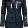 Marikoo Manteaux De Pluie Manteau Fonctionnel Zimtzicke Femme Bleu Nuit -Marikoo 833a86076aec458fa83370f79826a621