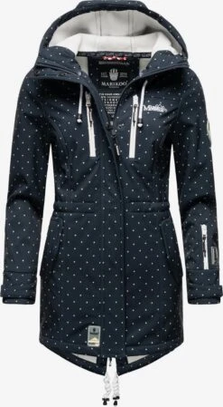 Marikoo Manteaux De Pluie Manteau Fonctionnel Zimtzicke Femme Bleu Nuit