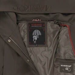 Marikoo Manteaux De Pluie Manteau Fonctionnel Mayleen Femme Marron -Marikoo 84bbf8097d0b404740b6e0ae3c1c2407