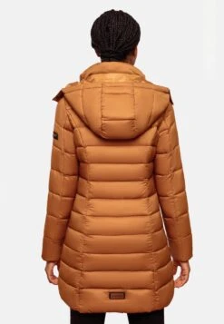 Marikoo Manteaux Courts Manteau D’hiver Abendsternchen Femme Noisette -Marikoo 85bddeec8b9b33df7021d739f066efb2