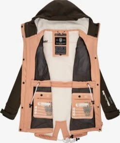 Marikoo Manteaux De Pluie Manteau Fonctionnel Zimtzicke Femme Rose / Noir -Marikoo 85ca483dd70208ca03dc943cc05b75ce