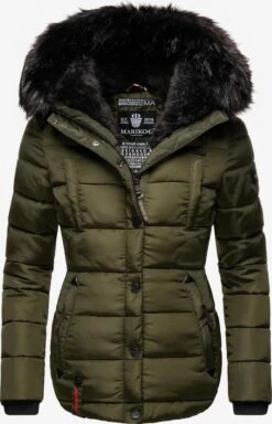 Marikoo Vestes Dhiver Veste D’hiver Lotusblüte Femme Olive