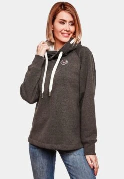 Marikoo Sweats à Capuche Sweat-shirt Airii Femme Gris -Marikoo 863048c5f34dd6e937b6febe694b7fbb