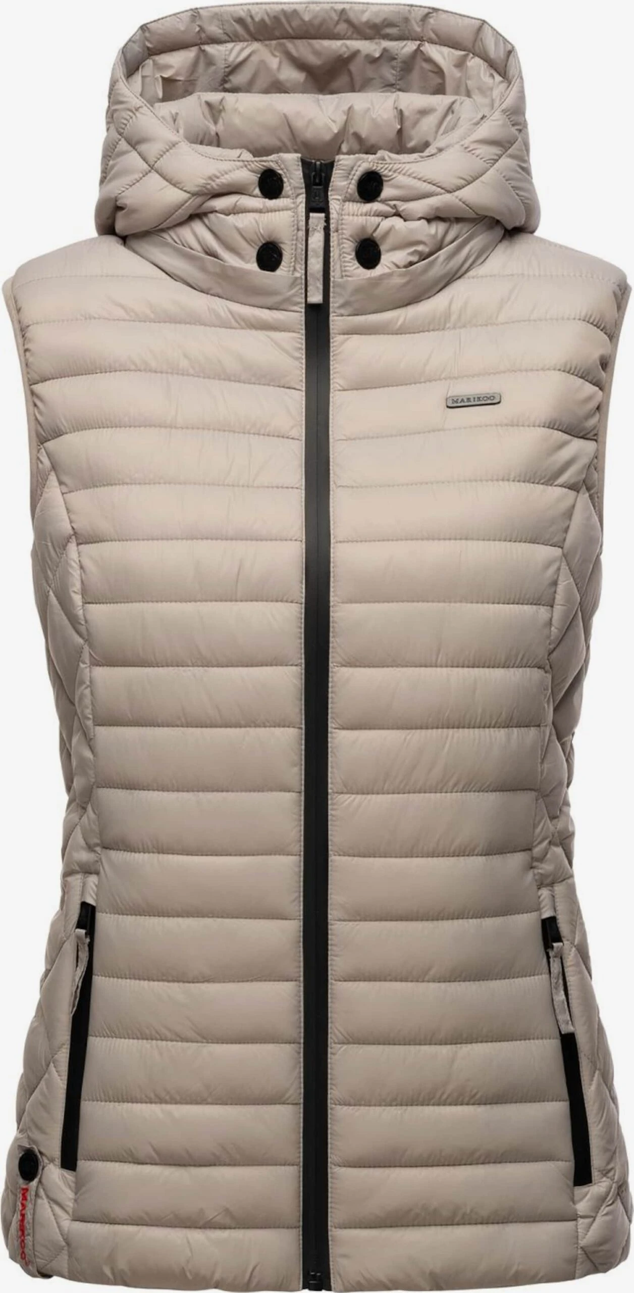 Marikoo Vestes Sans Manches Gilet Hasenpfote Femme Gris Clair 3 Marikoo Vestes Sans Manches Gilet Hasenpfote Femme Gris Clair