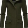 Marikoo Manteaux Dhiver Manteau D’hiver Femme Vert Foncé -Marikoo 885191a81a9ac913c00923d5e4b2cf72