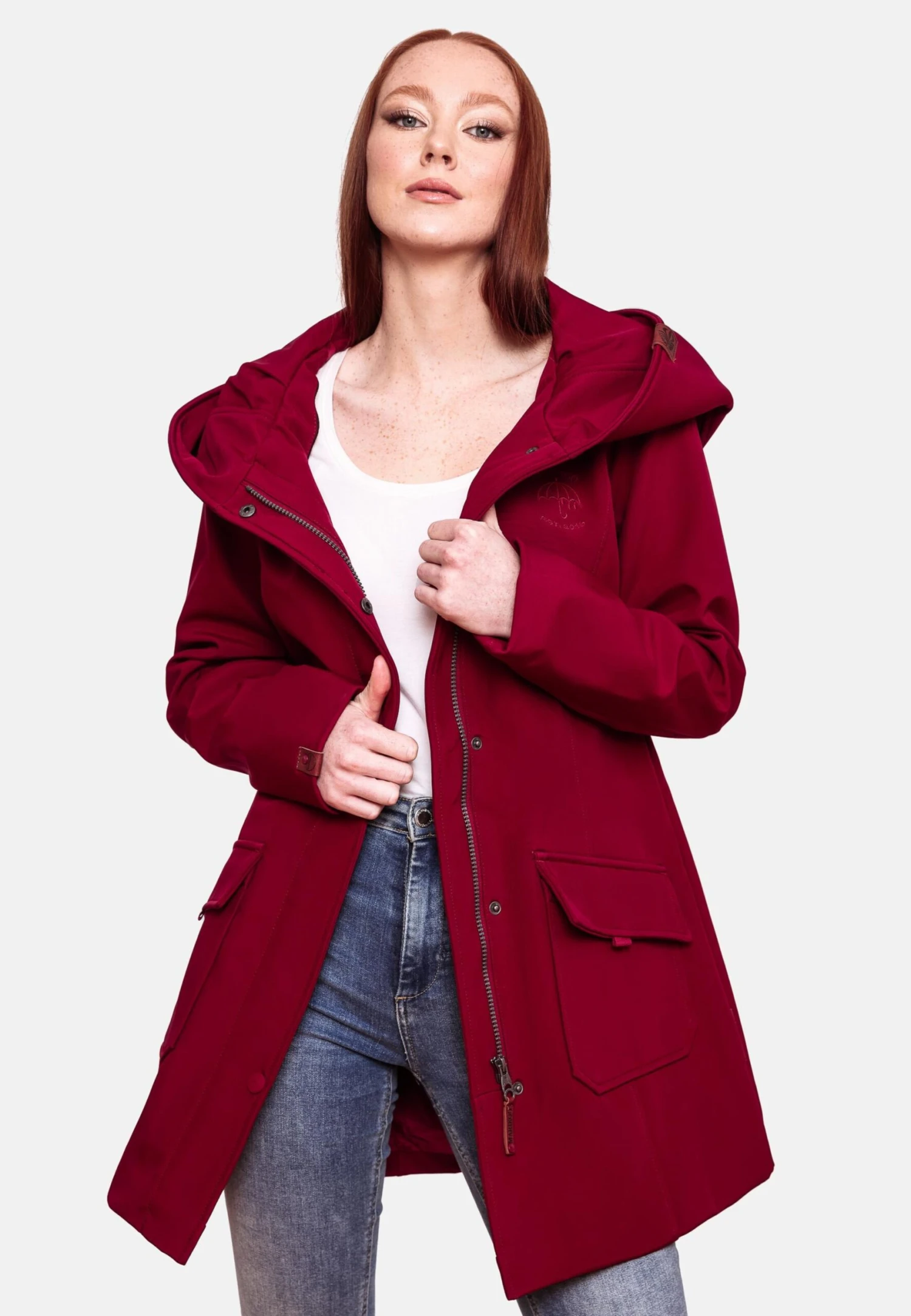 Marikoo Manteaux De Pluie Manteau Fonctionnel Mayleen Femme Rouge Cerise 9 Marikoo Manteaux De Pluie Manteau Fonctionnel Mayleen Femme Rouge Cerise – Image 7