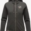 Marikoo Sweats Zippés Veste De Survêtement Setsunaa Femme Gris Foncé