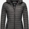 Marikoo Vestes De Mi-saison Veste Mi-saison Samtpfote Femme Anthracite -Marikoo 8c38d260e01ef6cda2e26eff46c182f8