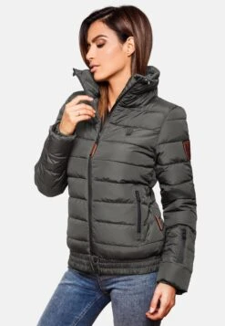 Marikoo Vestes Dhiver Veste D’hiver Poison Femme Graphite -Marikoo 8cc085a7ae0f43b9ec2f814287a4e767