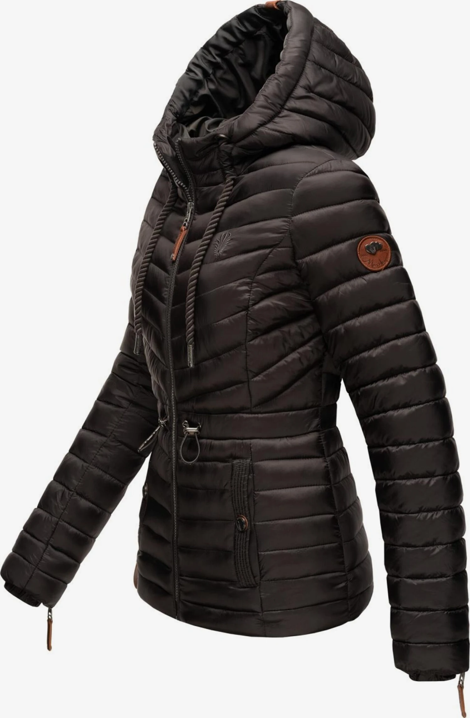 Marikoo Vestes De Mi-saison Veste Mi-saison Aniyaa Femme Marron 4 Marikoo Vestes De Mi-saison Veste Mi-saison Aniyaa Femme Marron – Image 2