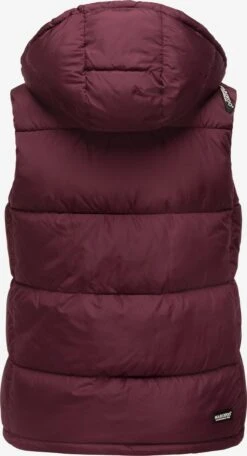 Marikoo Vestes Sans Manches Gilet Eisflöckchen Femme Bordeaux -Marikoo 8db21039f9ec8d05a9fe2893235c8863