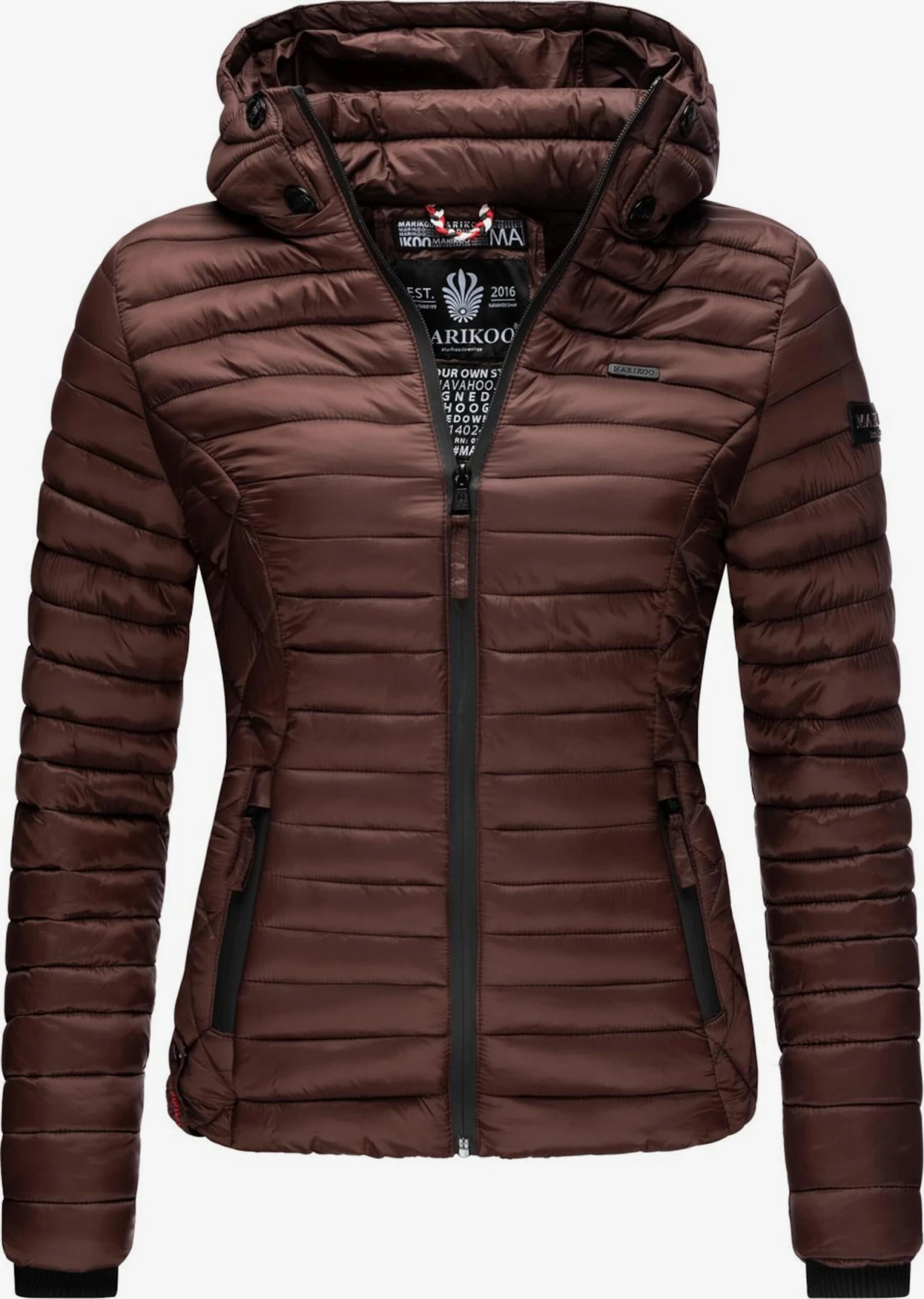 Marikoo Vestes De Mi-saison Veste Mi-saison Samtpfote Femme Chocolat 3 Marikoo Vestes De Mi-saison Veste Mi-saison Samtpfote Femme Chocolat