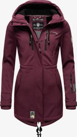 Marikoo Manteaux De Pluie Manteau Fonctionnel Zimtzicke Femme Bordeaux