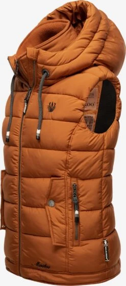 Marikoo Vestes Sans Manches Gilet Taisaa Femme Caramel -Marikoo 9226318c42a2be9092c61174d8a3838b