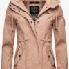 Marikoo Parkas Parka Mi-saison Nyokoo Femme Rose -Marikoo 931076909c8602f9c287ffa07755d170