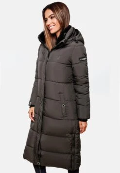 Marikoo Manteaux Dhiver Manteau D’hiver Femme Anthracite -Marikoo 9370c3130f627e8da8ddd355584a9d2e