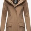 Marikoo Manteaux De Pluie Manteau Fonctionnel Mayleen Femme Noisette -Marikoo 9466b7b687c2f66f5f9945886b57ff6a