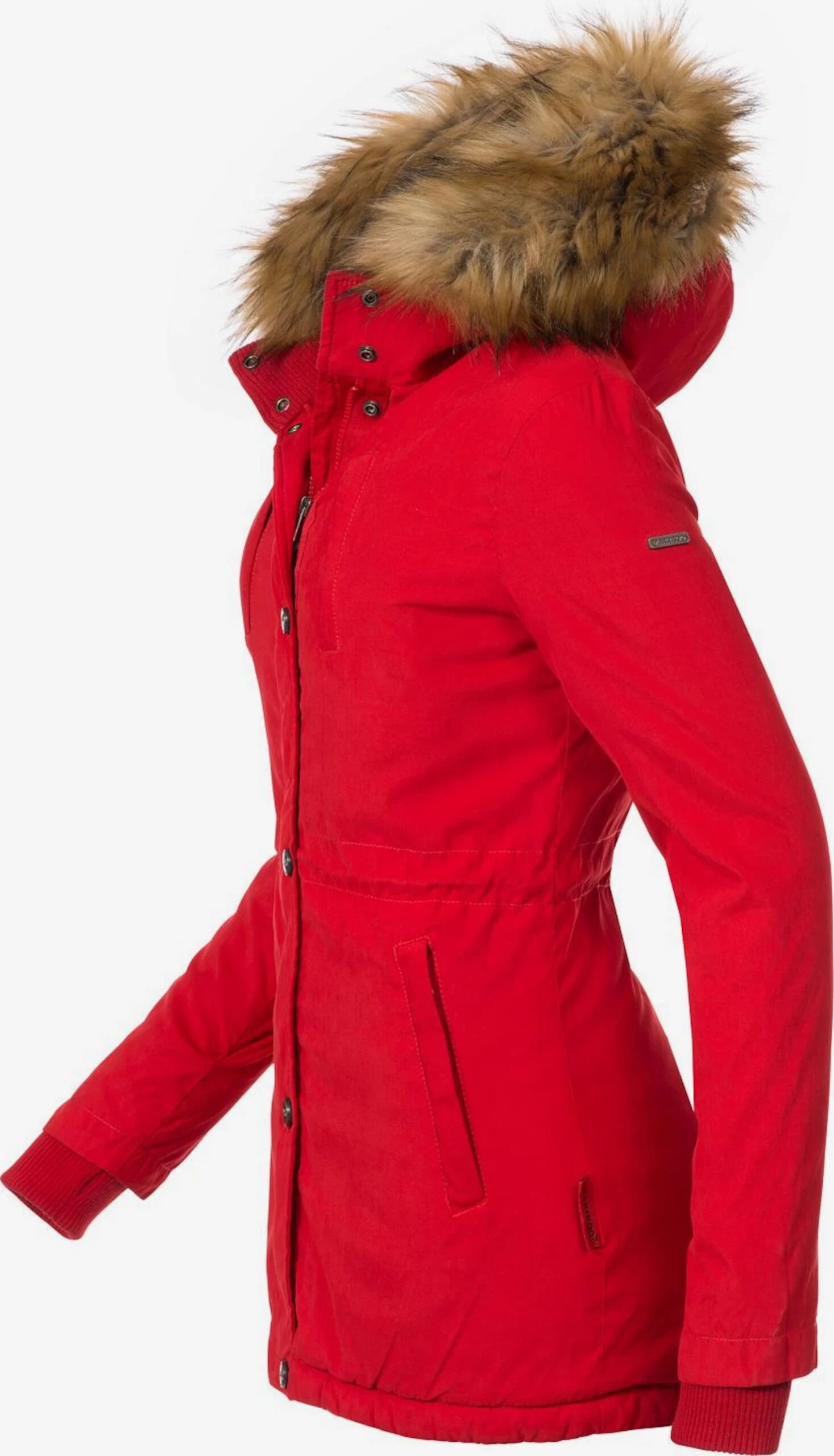 Marikoo Parkas Parka D’hiver Akira Femme Rouge 5 Marikoo Parkas Parka D’hiver Akira Femme Rouge – Image 3