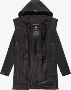 Marikoo Manteaux Dhiver Manteau D’hiver Femme Noir -Marikoo 9be413b6124229cfcaf90a27f67d6e94