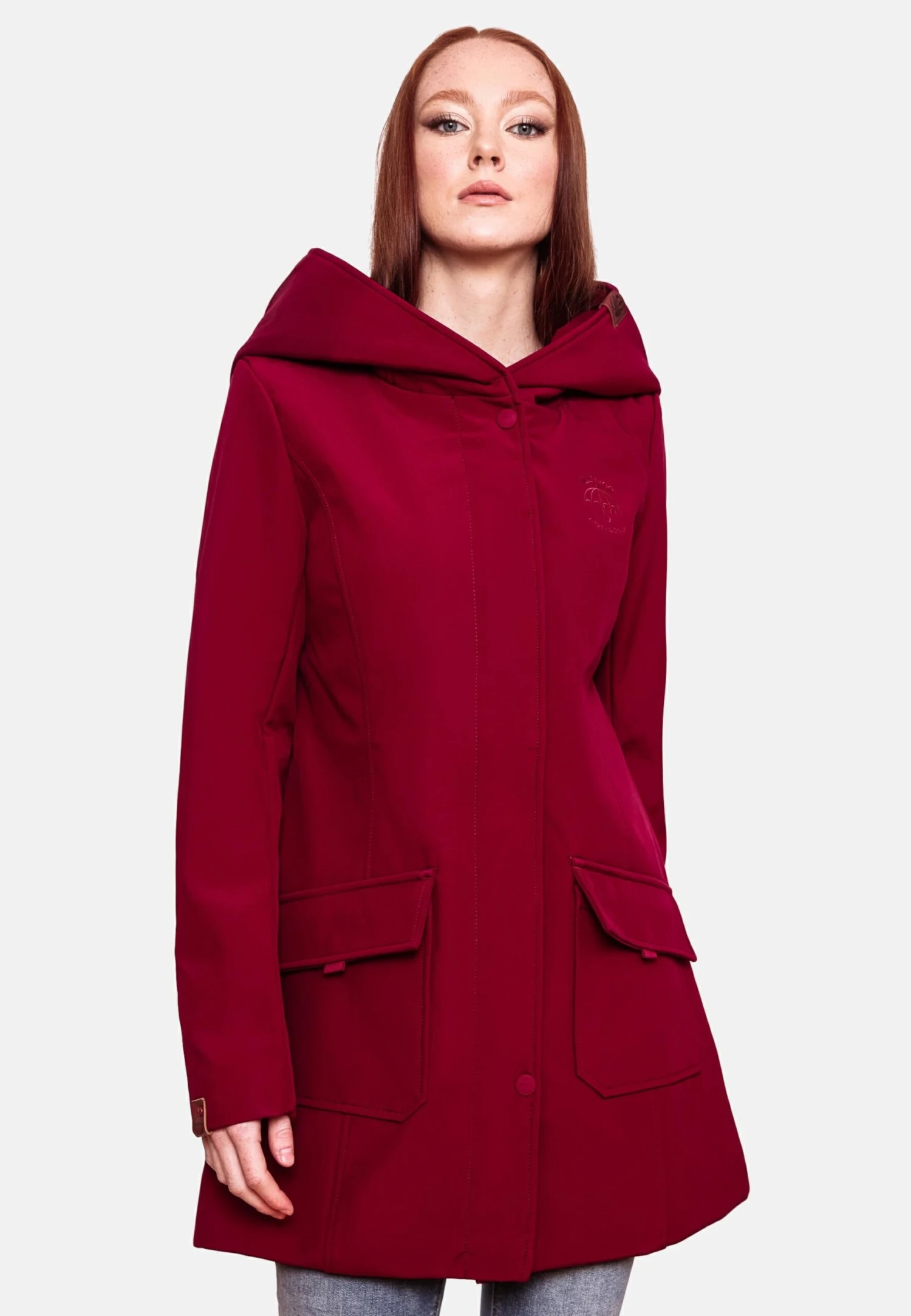 Marikoo Manteaux De Pluie Manteau Fonctionnel Mayleen Femme Rouge Cerise 6 Marikoo Manteaux De Pluie Manteau Fonctionnel Mayleen Femme Rouge Cerise – Image 4
