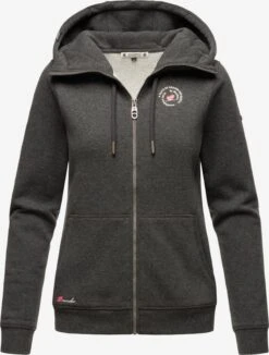 Marikoo Sweats Zippés Veste De Survêtement Setsunaa Femme Gris Foncé -Marikoo 9cf2bd2f32d9b6ccecdf60f13f422d59