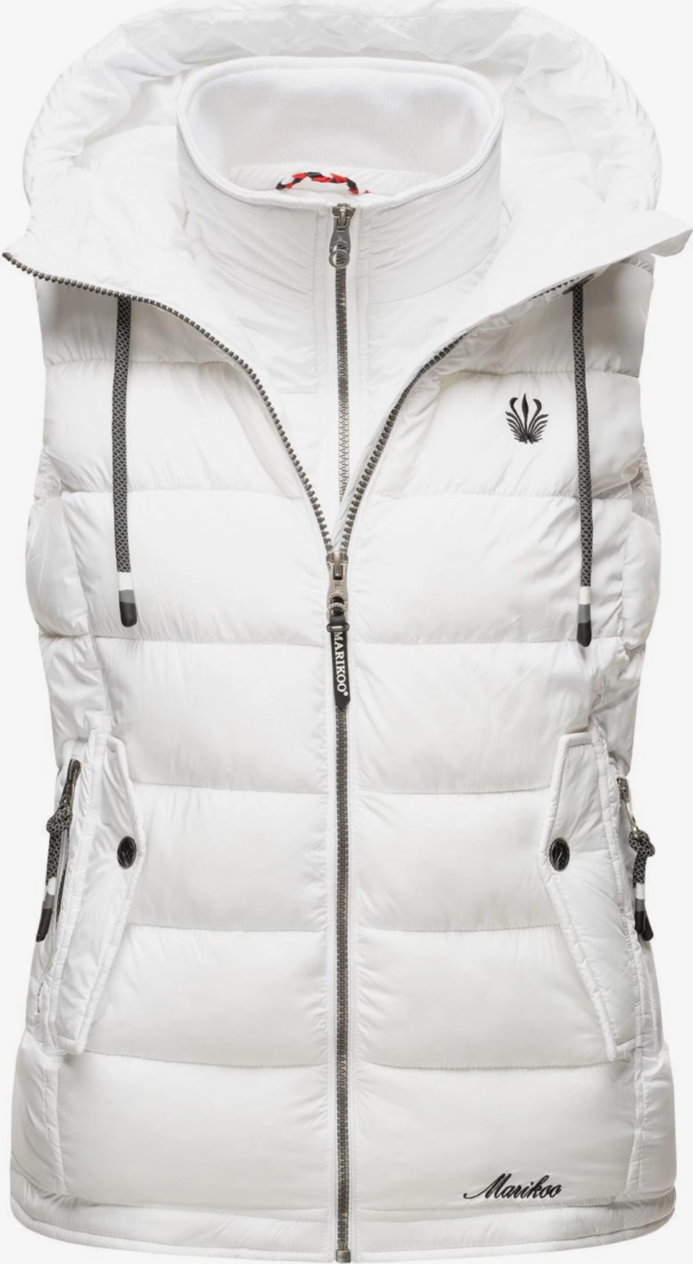 Marikoo Vestes Sans Manches Gilet Taisaa Femme Blanc 3 Marikoo Vestes Sans Manches Gilet Taisaa Femme Blanc