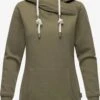 Marikoo Sweats à Capuche Sweat-shirt Izuyaa Femme Olive